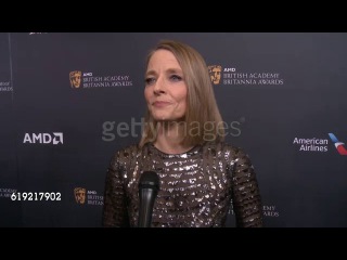 Jodie Foster on being honored tonight with the Stanley Kubrick Britannia Award