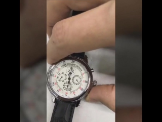 Patek Philippe Sky Moon серебрянная оправа белый циферблат механика