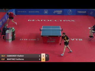 2017 Belarus Open Highlights: Vladimir Samsonov vs Guillermo Martinez (R64)