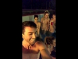 Samantha Rone , Tiffany Watson , Edyn Blair ,AlisonRey , Annade Ville , KatDiorOfficial отдыхают с друзьями в джакузи
