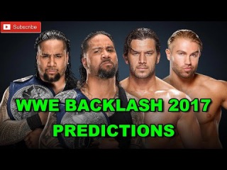 WWE Backlash 2017 SmackDown Tag Team Championship The Usos vs. Breezango Predictions WWE 2K17