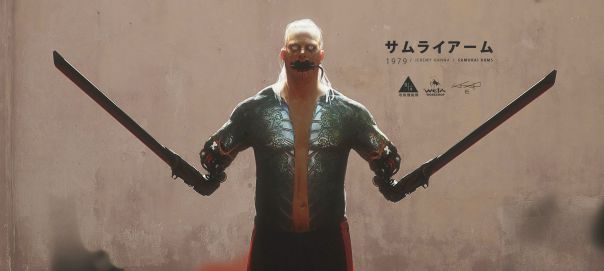 Samurai Arms from #GhostInTheShell by #JeremyHanna