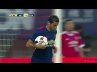 Henrik Mkhitaryan Goal - Manchester United vs Borussia Dortmund 1-4 International Champions Cup 2016
