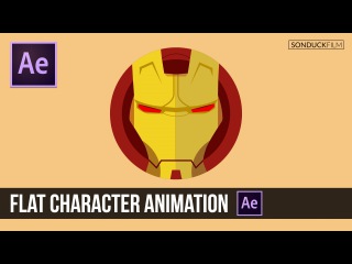 After Effects Tutorial: Flat Character Animation - Iron Man