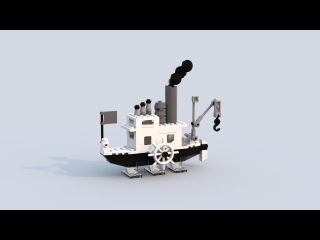 Steamboat Willie - Mickey Mouse - Lego Ideas Project
