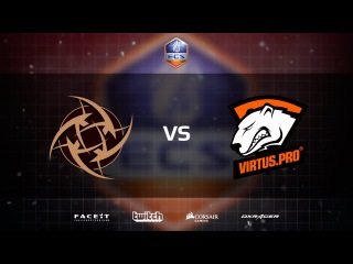 Virtus.Pro vs Ninjas in Pyjamas, map 1 cache, ECS Season 1 Europe