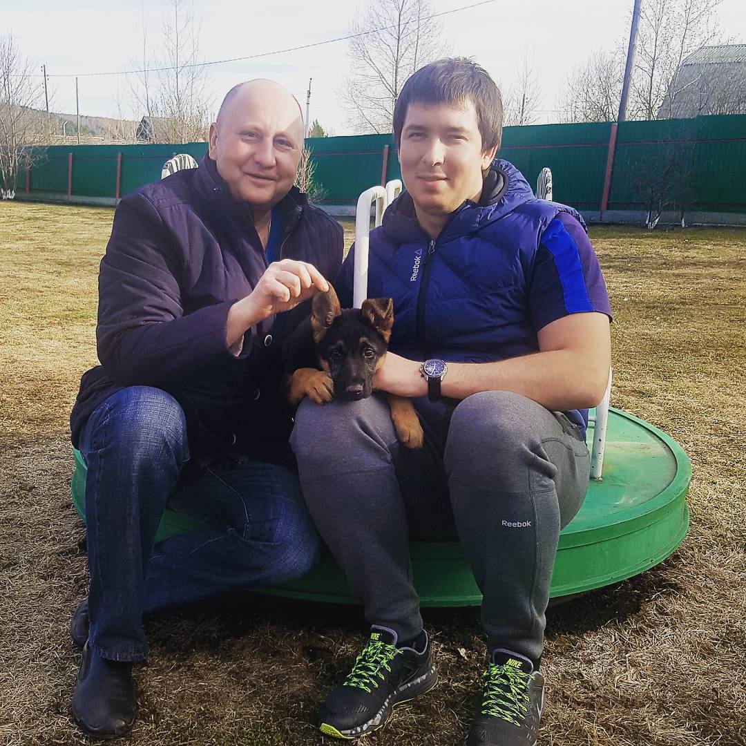 фото С Иваном и его новым другом семьи Джиной!!!)) @ Старочервово