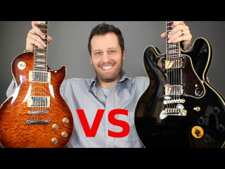 Les Paul vs Lucille! - Solid Body vs Semi-Hollow Body Comparison!