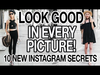 HOW TO LOOK GOOD IN EVERY PICTURE | 10 NEW INSTAGRAM SECRETS!