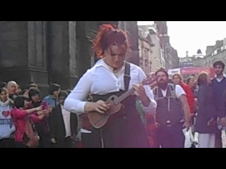 Zahra -- Ukulele Virtuoso, Royal Mile, Edinburgh Festival Fringe (Part 5) 11-08-13