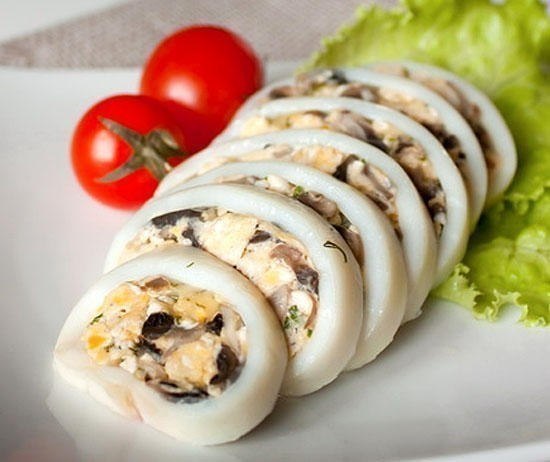 Фаршированные Кальмары 