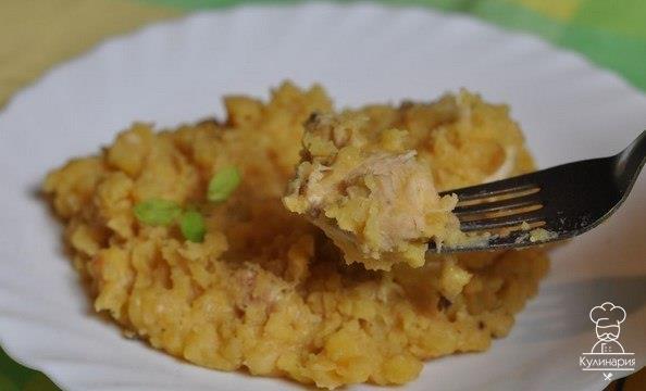 Горошница с мясом в мультиварке