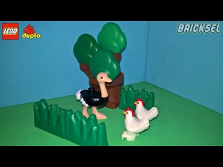 Семки есть? А если найду? Туристический юмор LEGO DUPLO. Курица. Страус.