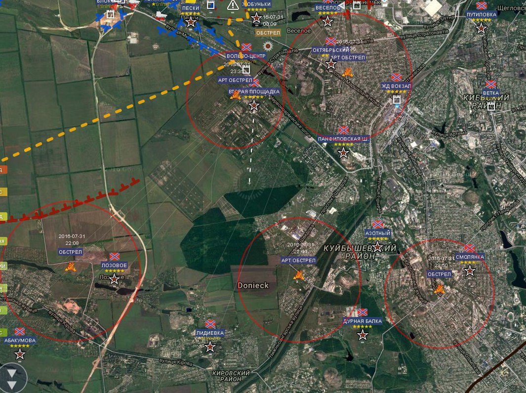 Гугл карта шахты с улицами и домами