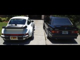 PORSCHE 930 TURBO CARRERA FOLLOWING MERCEDES BENZ 190E COSWORTH RENNTECH 2.3-16V AMG BRABUS LORINSER