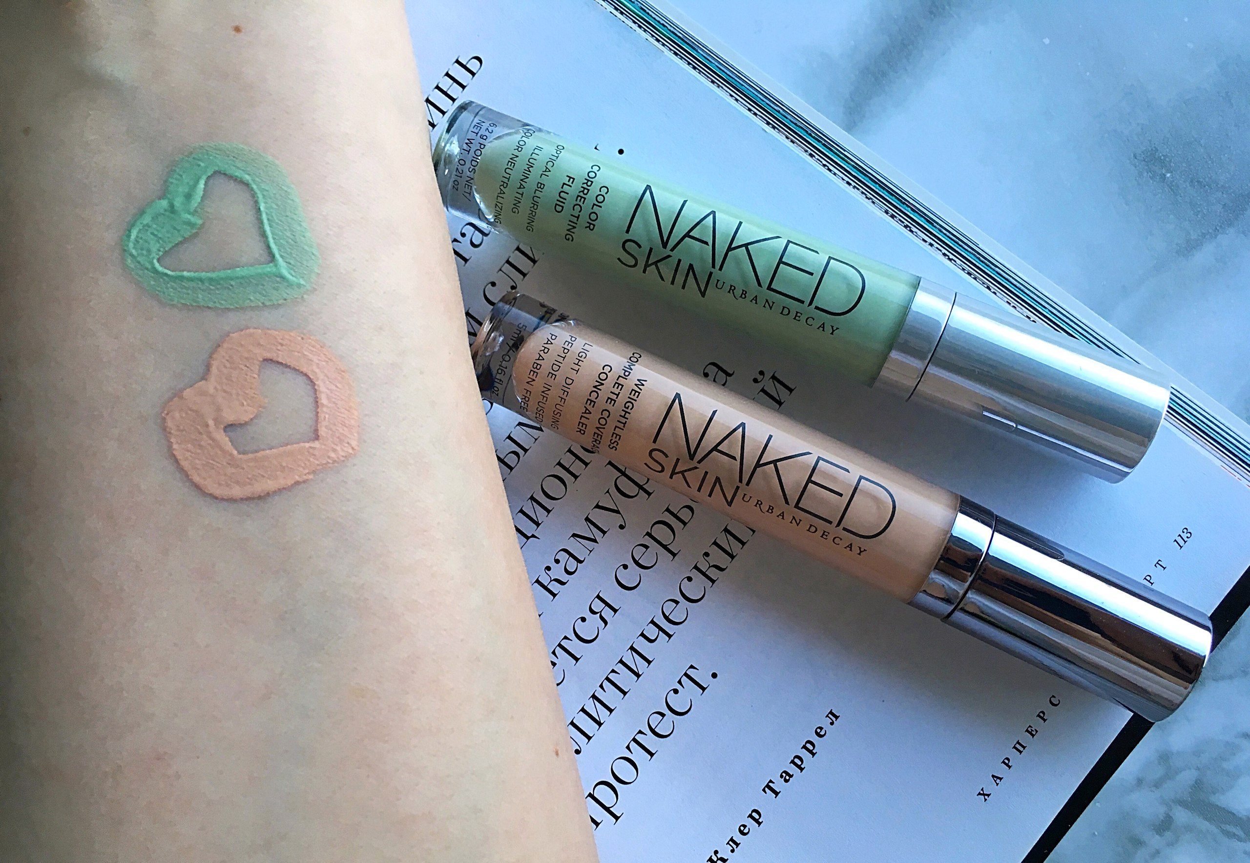 Лайнеры Razor Sharp и корректоры Naked Skin Color Perfecting от Urban Decay (фото и отзыв)