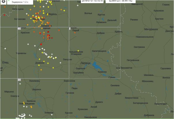 Карта осадков и гроз в реальном времени ставропольский край