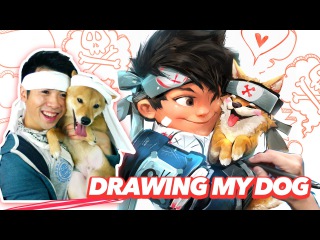 RossDraws: Ross and Milo NINJA STYLE (1 YEAR ANNIVERSARY!)