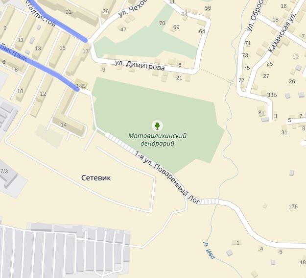 Дендрарий старый оскол карта