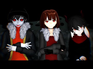 【MMD ◆ Underfell x Shiftfell】Mashup【Sans x Chara x Asriel】