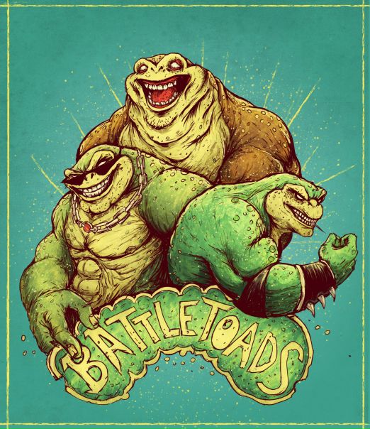 Battletoads by #BogdanTimchenko