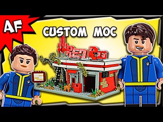 Custom Lego FALLOUT 4 Red Rocket MOC Stop Motion Build Review