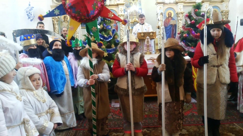 вертеп наші діти з недільної школи