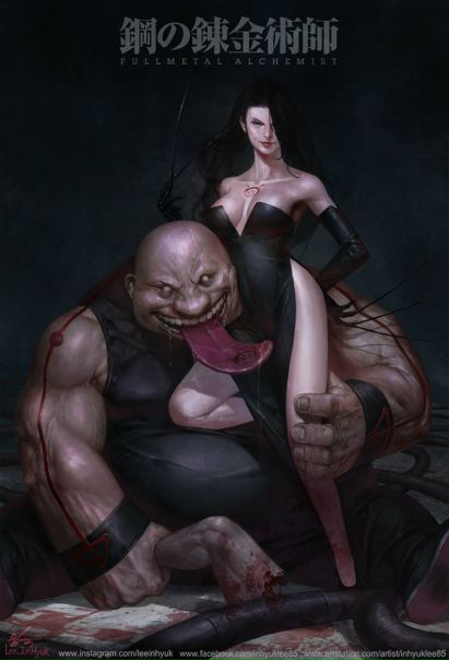 Full Metal Alchemist - Lust & Gluttony by #InHyukLee