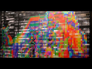 Miguel CHEVALIER Pixels Mosaic 2016 Galerie KEZA Bruxelles