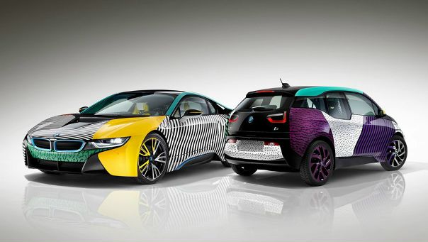 Гибрид BMW i8 и электрокар i3 расцветились в новой версии
