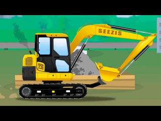 JCB Excavator - Toys Trucks For Kids - Children Video Animation Episodes