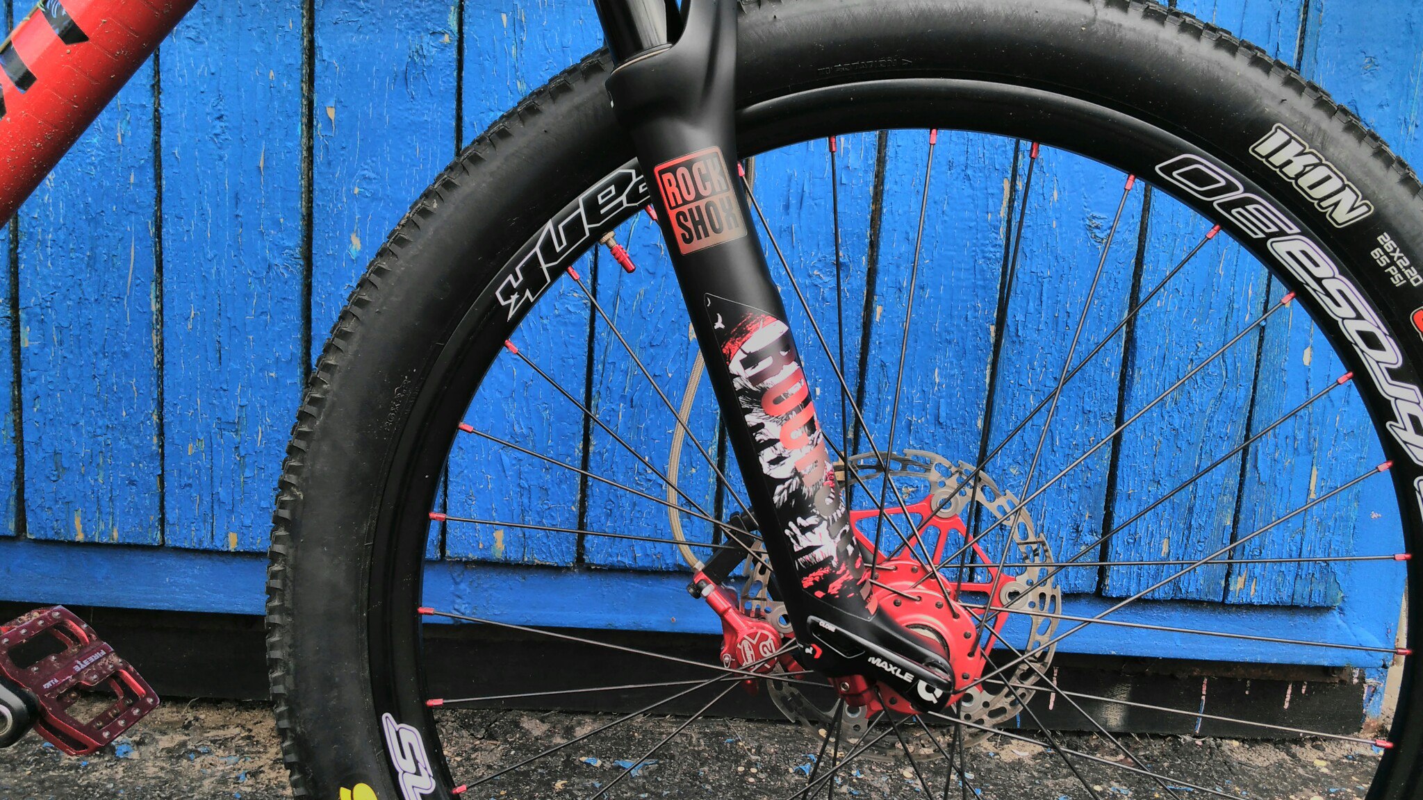New Stickers RockShox Boxxer Tatoo girls mountain bike decals fork custom
