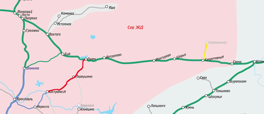 Антропово костромская область карта