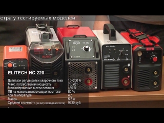 Тест сварочных инверторов ММА на 200 А