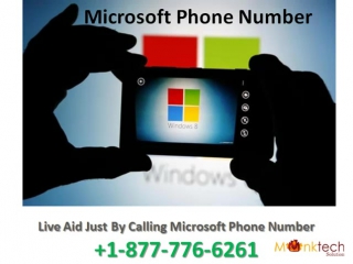 Dial Microsoft Contact Number 1-877-776-6261 to Acquire Instant Help