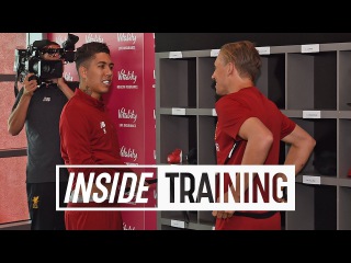 Incredible behind the scenes access at Liverpool FC pre-season training