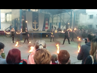 Reflection Fire Show в Шлиссельбурге. День Речника 2017. (Огненное шоу)