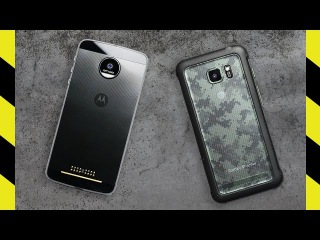 Moto Z Force vs. Galaxy S7 Active Drop Test!