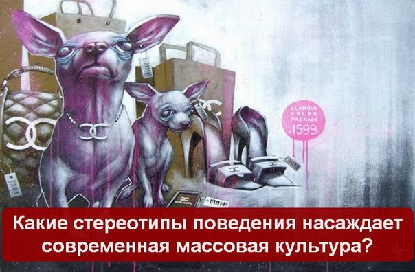 Навязанные стереотипы поведения Навязанные стереотипы поведения