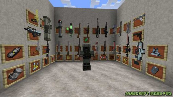 МОД НА ОРУЖИЕ В MINECRAFT 1.7.10 - YouTube