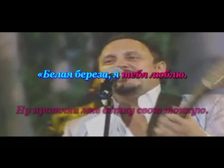 Белая берёза. Стас Михайлов.(KARAOKE from Master Sound)
