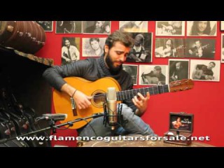 Jesús Guerrero plays the Manuel Reyes 1990 flamenco guitar for sale