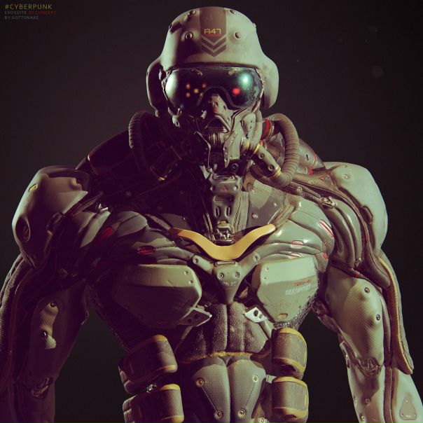Exosuit by #EvgeniyGottsnake