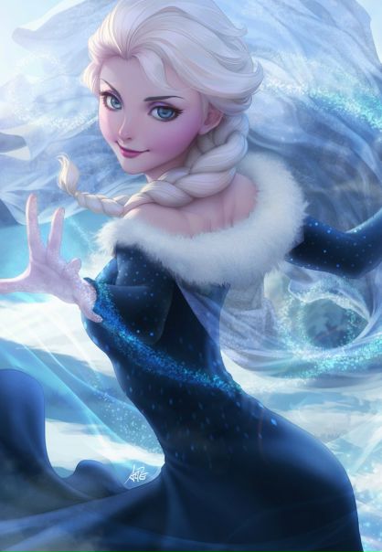 Elsa by #Artgerm