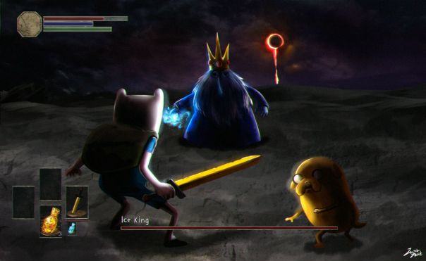 #AdventureTime x #DarkSouls by #JazzjackKHT