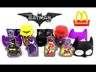 McDONALD'S THE LEGO BATMAN MOVIE HAPPY MEAL TOYS 2017 FULL SET 8 KIDS MEAL TOY COLLECTION US ASIA HK