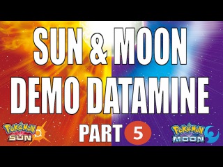 SUN MOON DEMO DATAMINE - Part 5