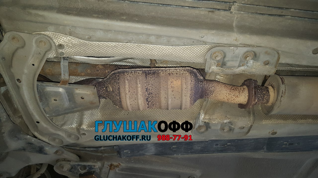 Volvo xc70 удаление катализатора