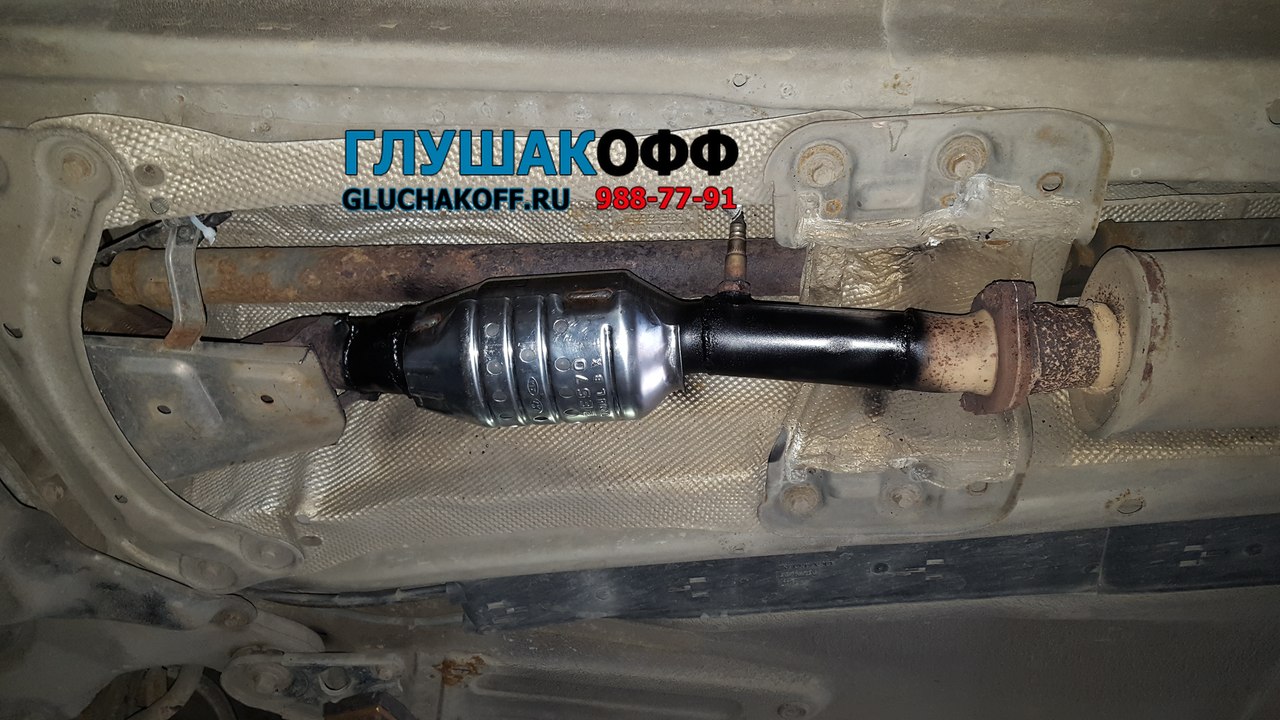 Volvo xc70 удаление катализатора
