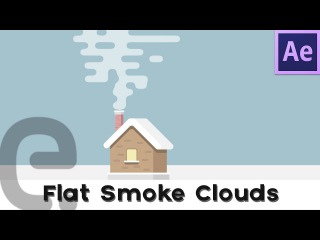 Flat 2D Smoke Clouds | Motion Graphics After Effects Tutorial